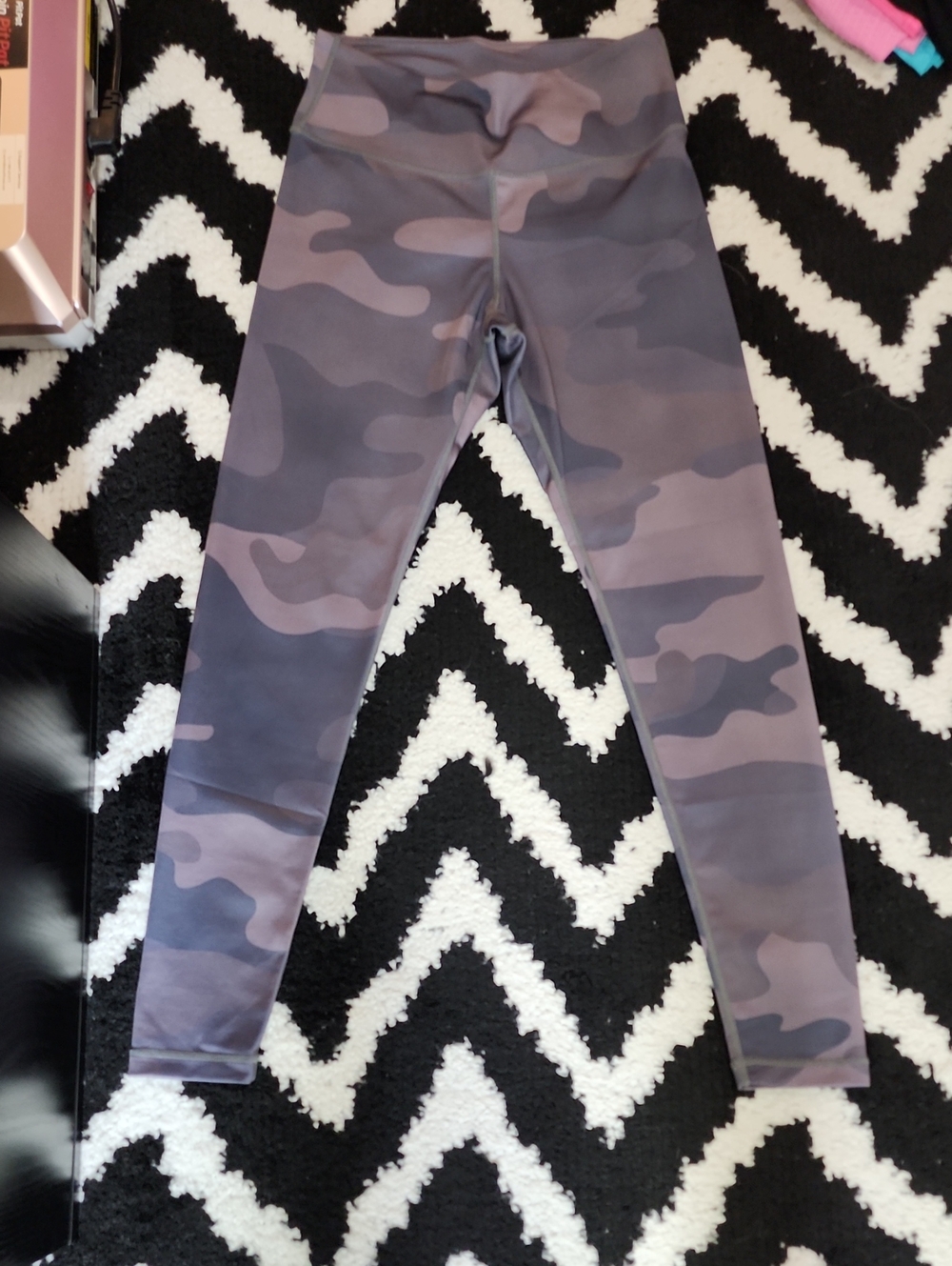 Womens' Gray Camo Active Leggings -